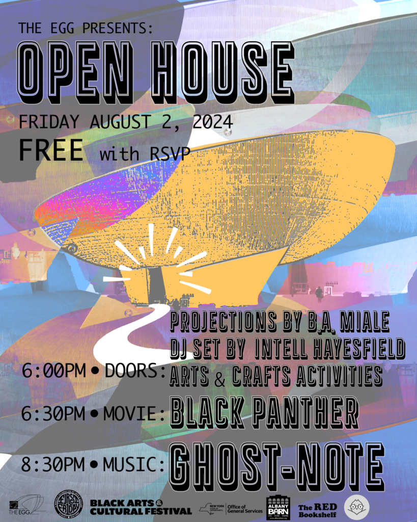 The Egg Presents: OPEN House (ft. Ghost-Note & a screening of Black Panther) *FREE*