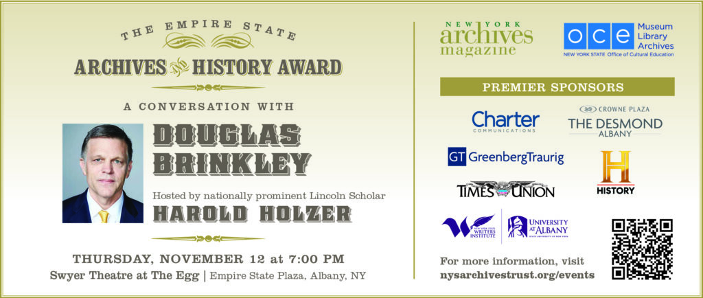 The Empire State Archives and History Award Honoring Douglas Brinkley with Host Harold Holzer
